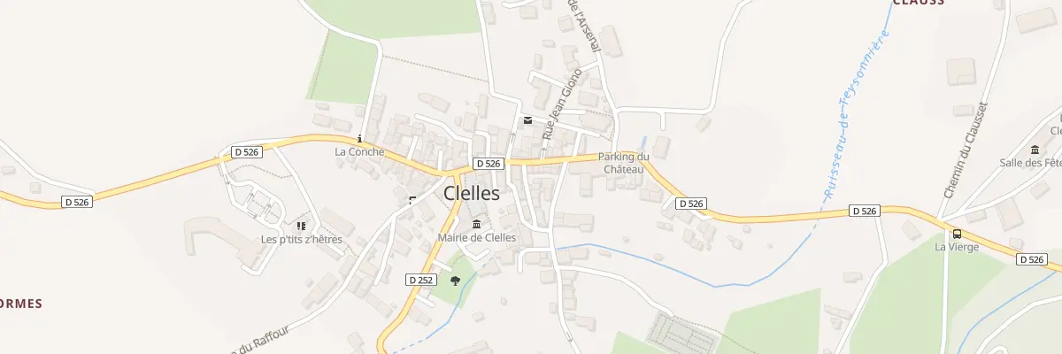 Plan du 3 Pas du Four à Clelles