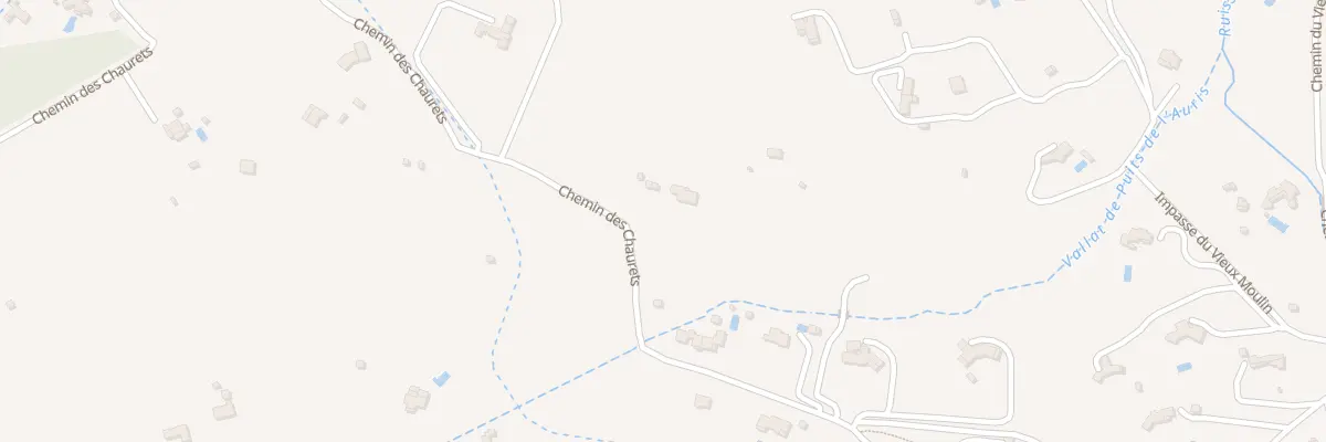 Plan du 298 Che des Chaurets à Peynier