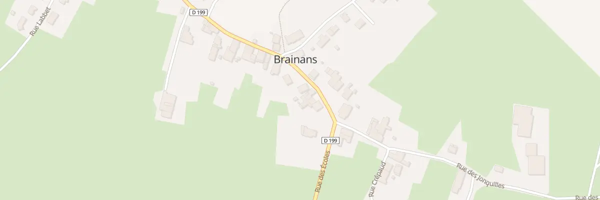 Plan du 6 Rue des Ecoles à Brainans