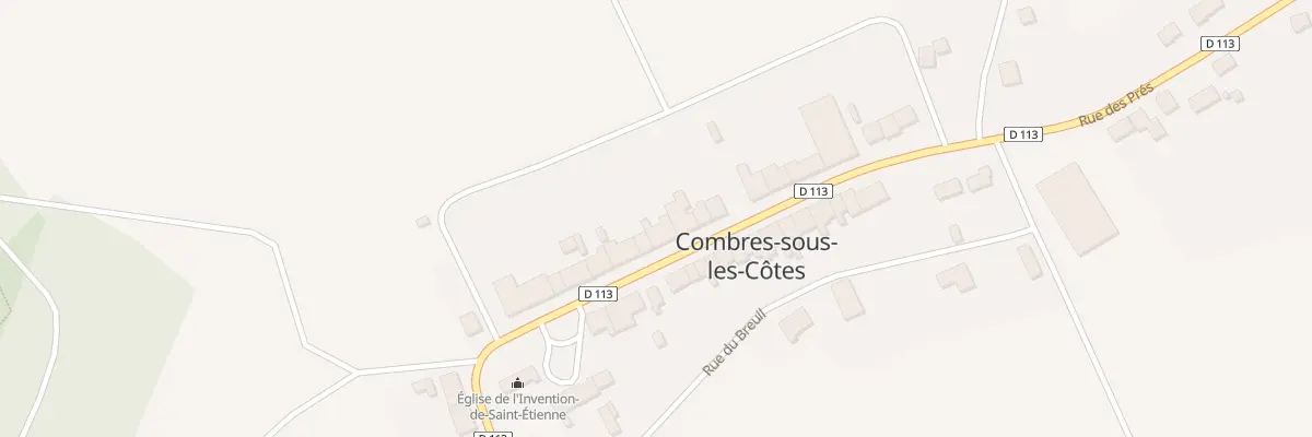Plan du 22 Rue Maurice Genevoix à Combres-sous-les-Côtes