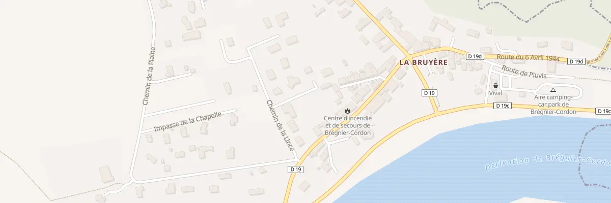 Plan du 87 Rue des Cours Fleuries à Brégnier-Cordon