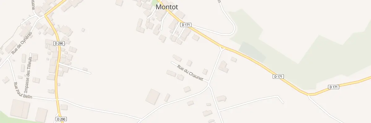 Plan du 4 Chem du Chaunet à Montot