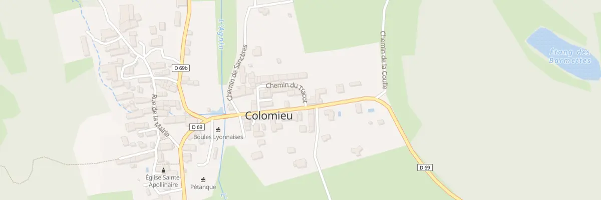 Plan du 273 Rte du Moulin à Colomieu