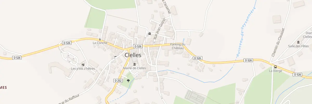 Plan du 16 Rue de l’Hopital à Clelles