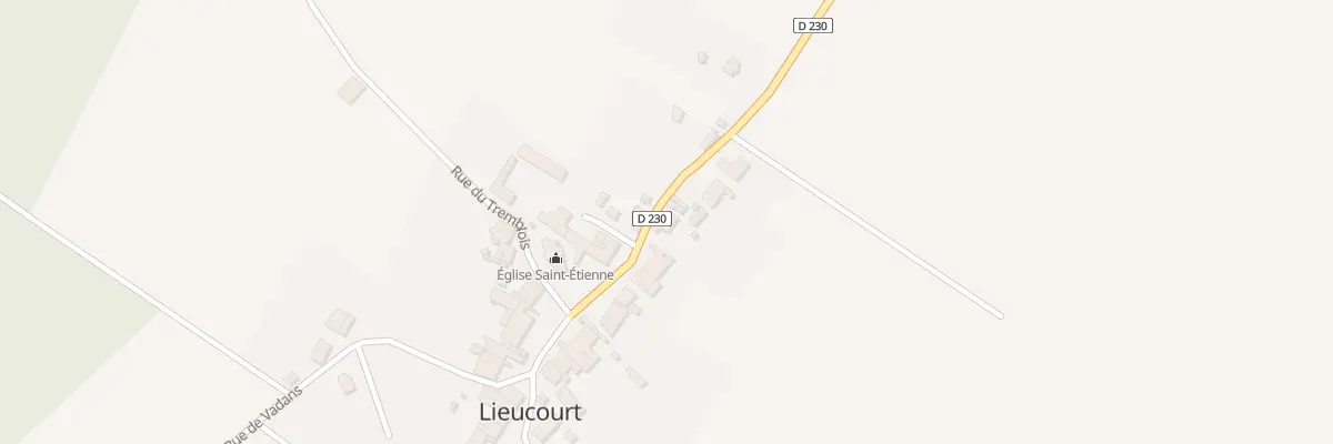 Plan du 10 Rue de Noiron à Lieucourt