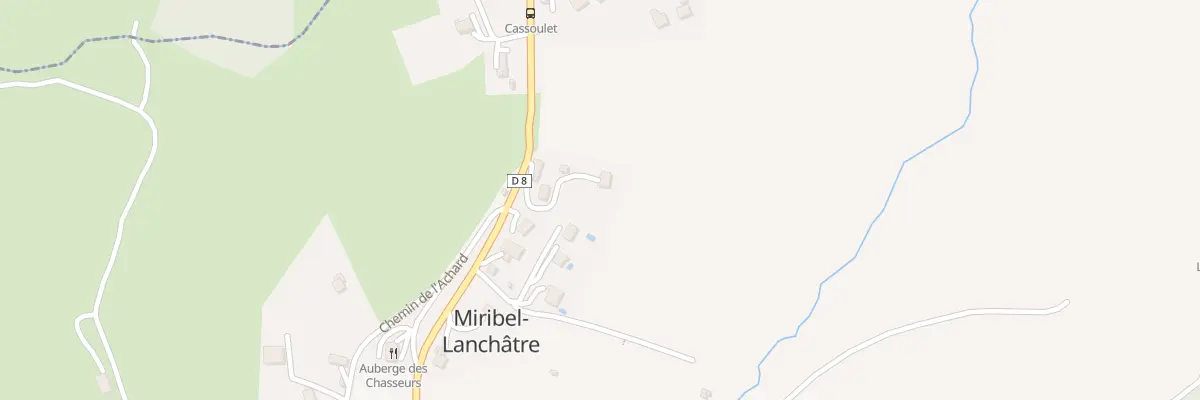 Plan du 309 Rte de Lanchâtre à Miribel-Lanchâtre