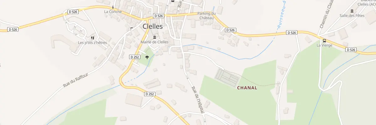 Plan du 129 Rue de l’Hopital à Clelles