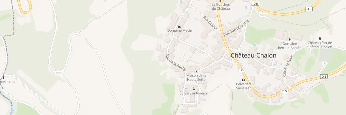 Plan du 27 Rue de la Roche à Château-Chalon
