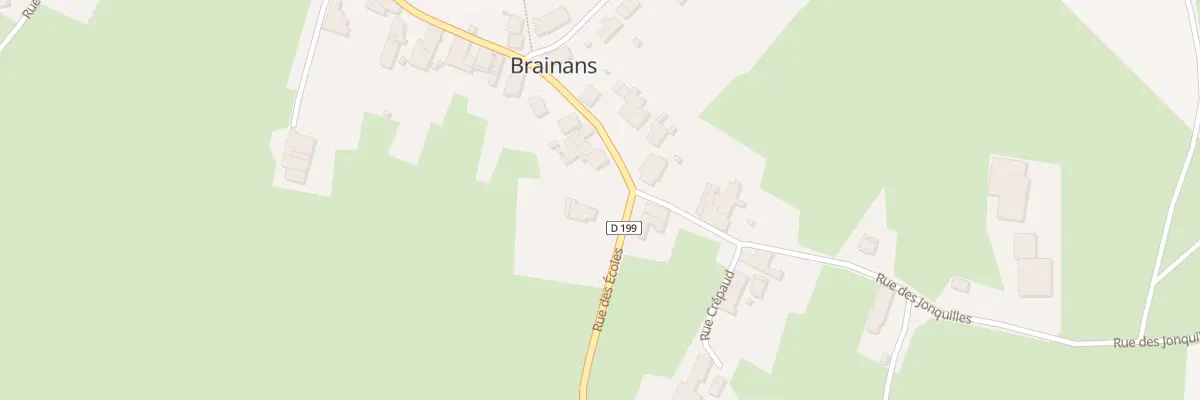 Plan du 10 Rue des Ecoles à Brainans