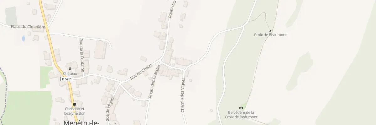 Plan du 5049 Menetru Village à Menétru-le-Vignoble
