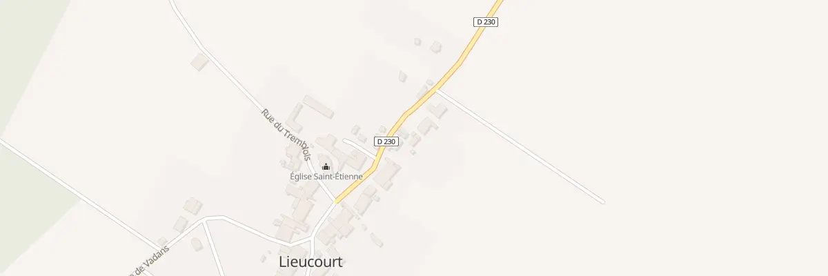 Plan du 8 Rue de Noiron à Lieucourt