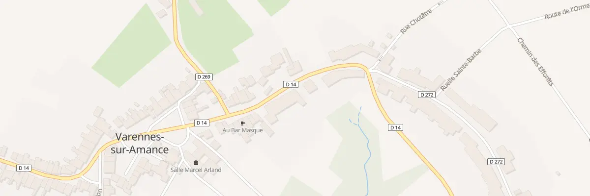 Plan du 34 Rue Varandelle à Varennes-sur-Amance