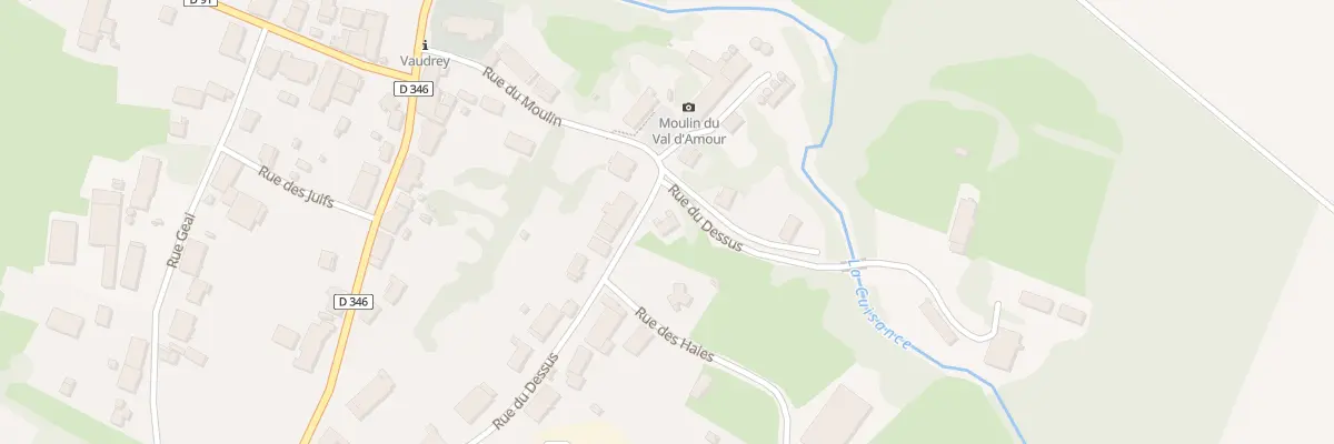 Plan du 1B Rue du Dessus à Vaudrey