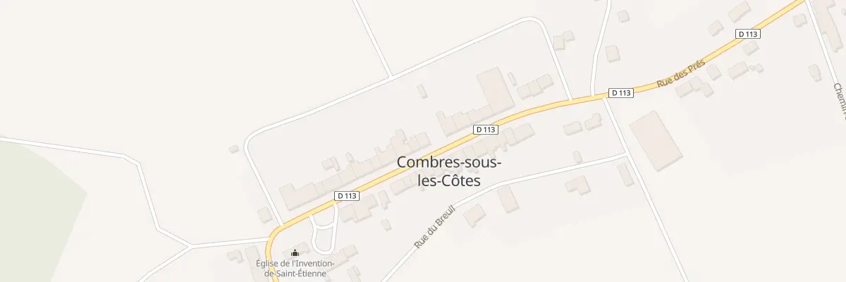 Plan du 16 Rue Maurice Genevoix à Combres-sous-les-Côtes