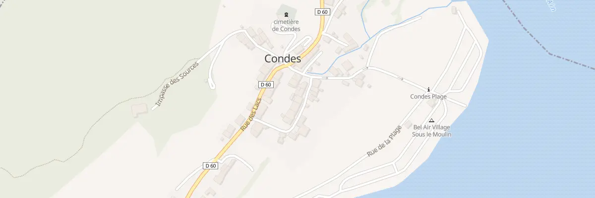 Plan du 8 Rue du Levant à Condes