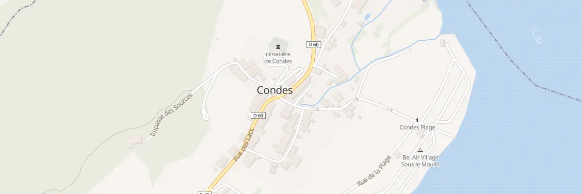 Plan du 1 Rue des Lacs à Condes