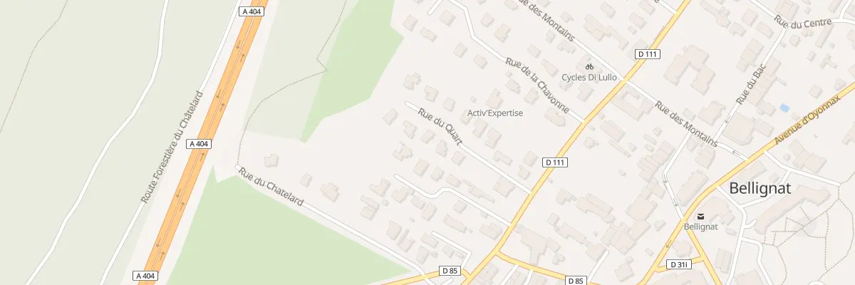 Plan du 7 Le Quart à Bellignat