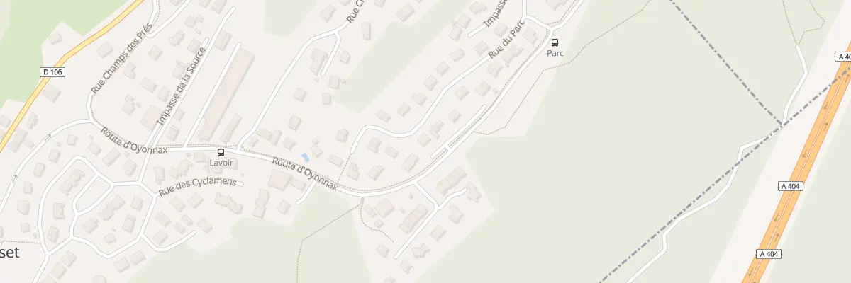 Plan du 2 Imp de la Villa à Géovreisset