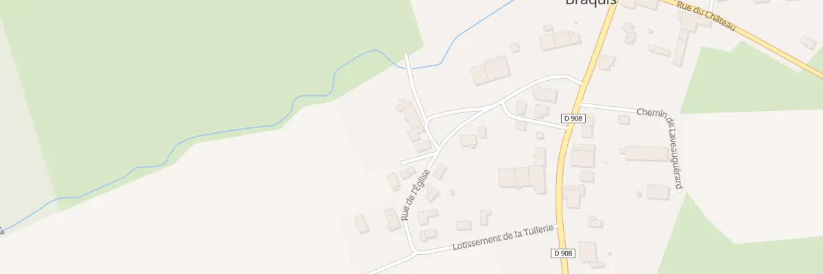 Plan du 16 Rue de l’Eglise à Braquis