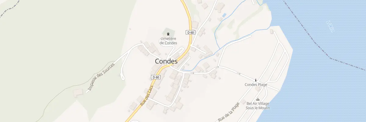 Plan du 3 Imp des Fleurs à Condes