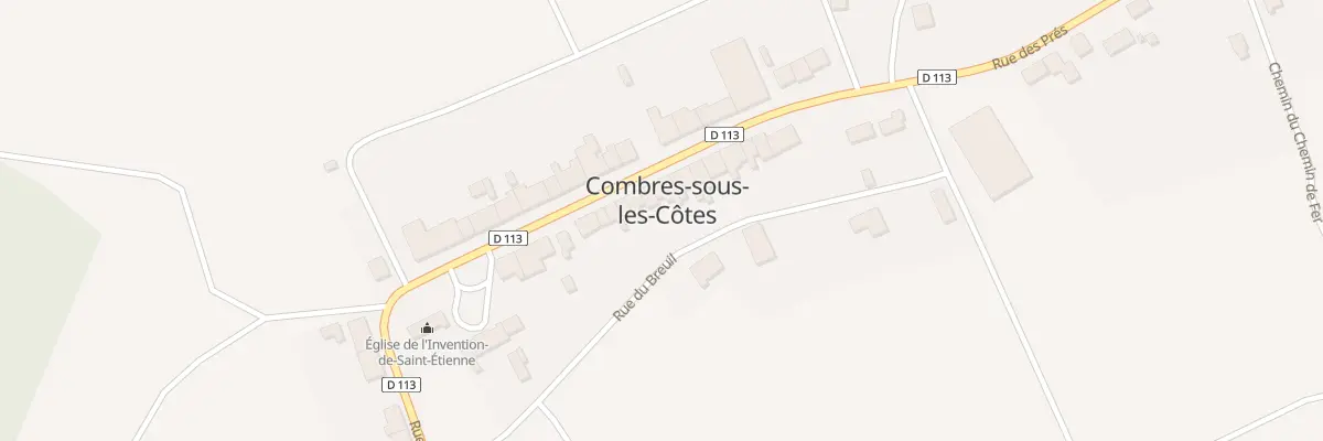 Plan du 23 Rue Maurice Genevoix à Combres-sous-les-Côtes