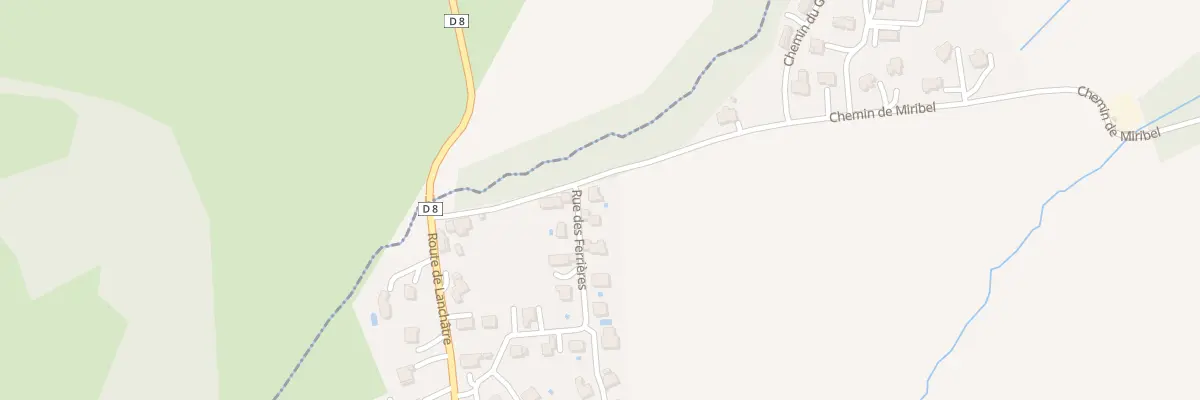 Plan du 5145 Che de Miribel à Miribel-Lanchâtre