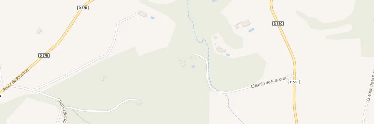 Plan du 5254 Pascoun à Rousset