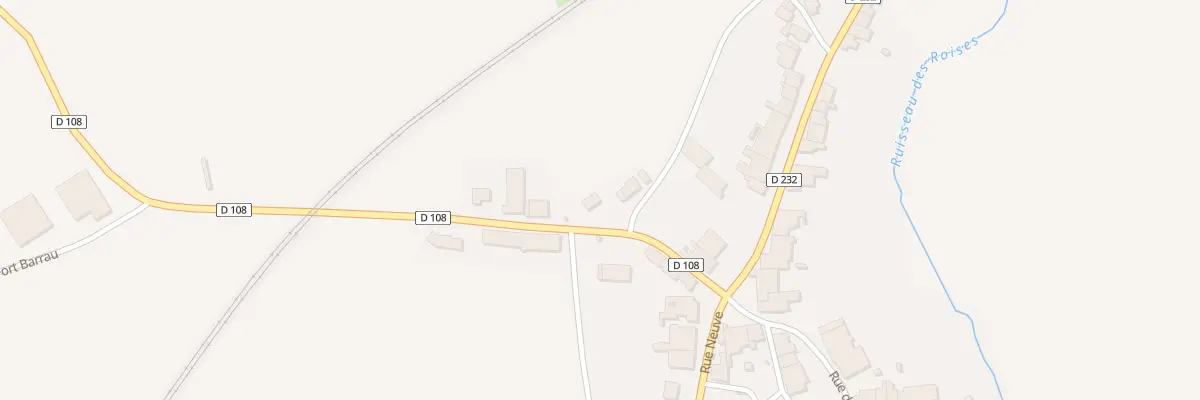 Plan du 1 Rue de la Gare à Breuvannes-en-Bassigny