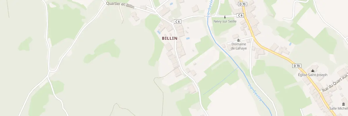 Plan du 168 Qua en Billin à Nevy-sur-Seille