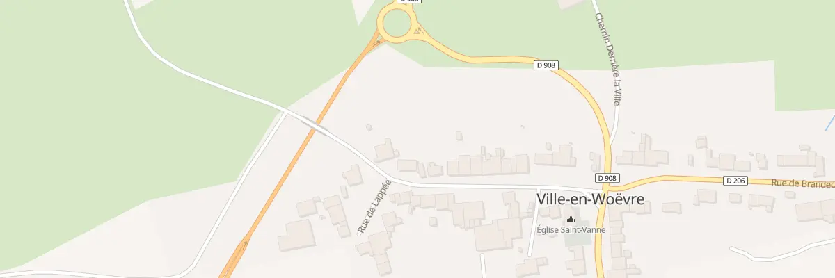 Plan du 24 Rue de Lappee à Ville-en-Woëvre
