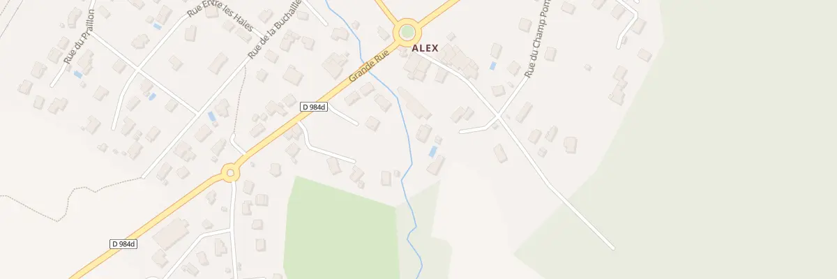 Plan du 39 Grande Rue à Groissiat