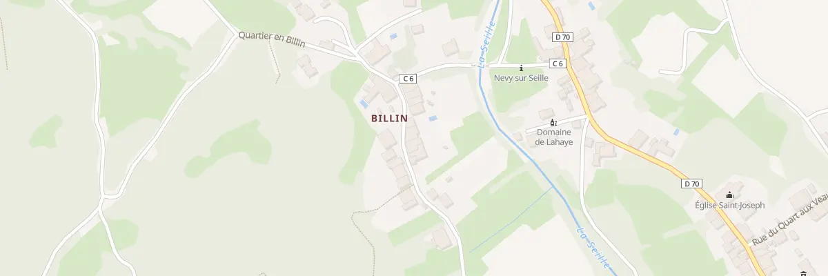 Plan du 143 En Billin à Nevy-sur-Seille