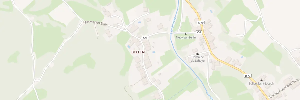 Plan du 109 En Billin à Nevy-sur-Seille