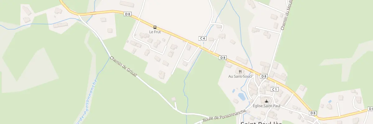 Plan du 801 Rte de Gresse à Saint-Paul-lès-Monestier