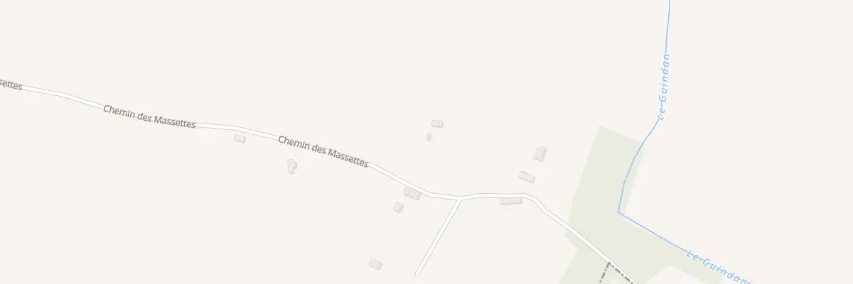 Plan du 963 Che des Massettes à Romagnieu