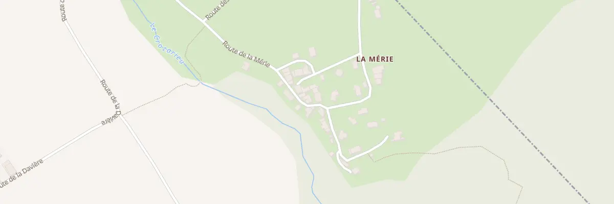 Plan du 809 Rte de la Merie à Massieu