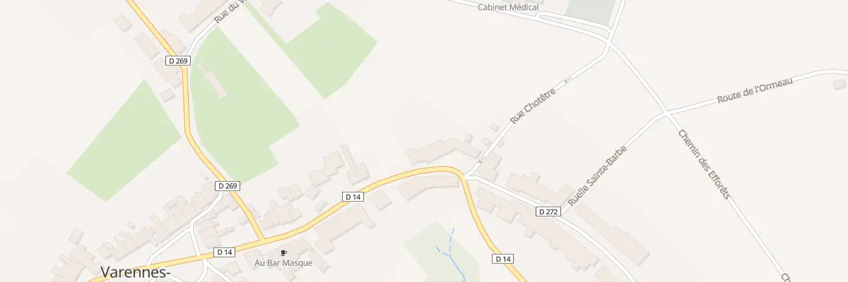 Plan du 31 Rue Varandelle à Varennes-sur-Amance