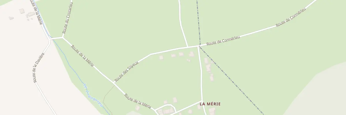 Plan du 188 Rte des Soyeux à Massieu