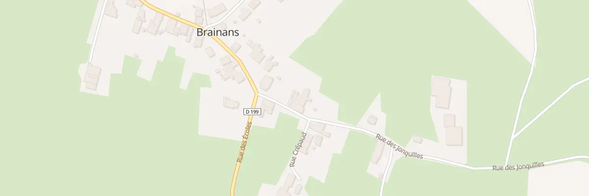 Plan du 1 Rue des Jonquilles à Brainans