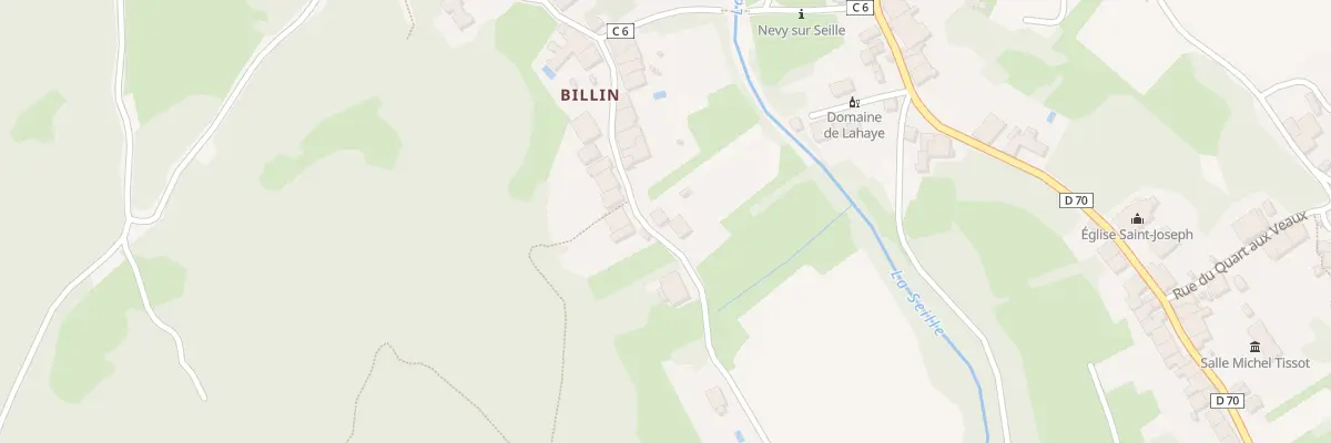 Plan du 225 En Billin à Nevy-sur-Seille