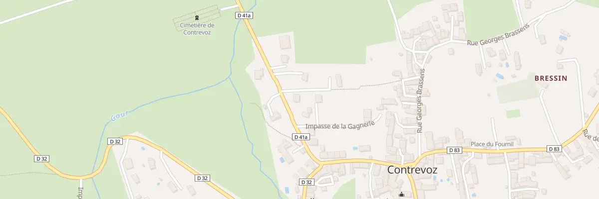 Plan du 5190 Contrevoz à Contrevoz