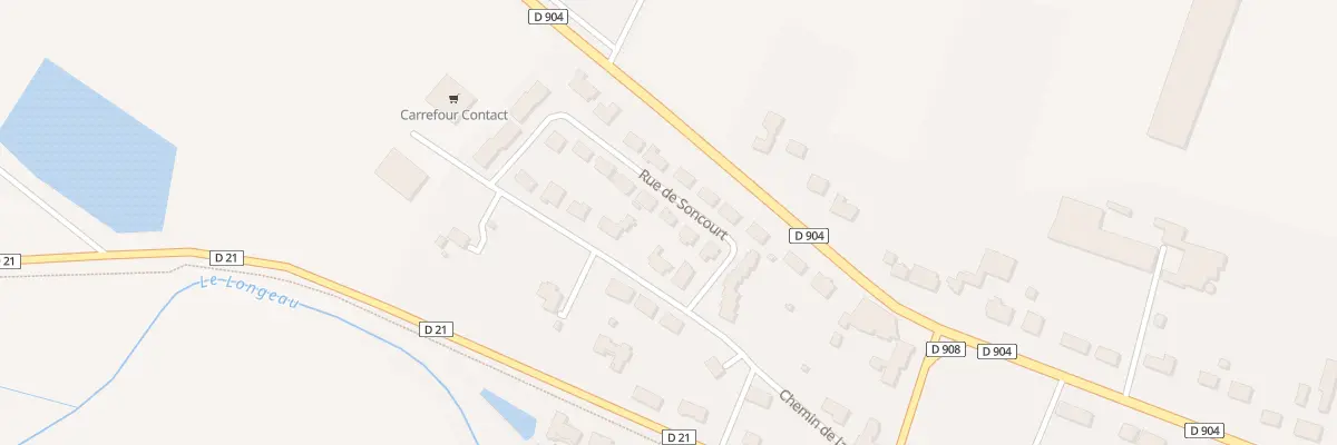 Plan du 10 Rue de Soncourt à Fresnes-en-Woëvre