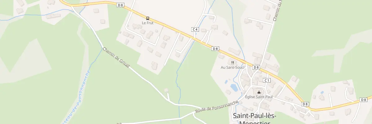 Plan du 115 Saint Paul à Saint-Paul-lès-Monestier