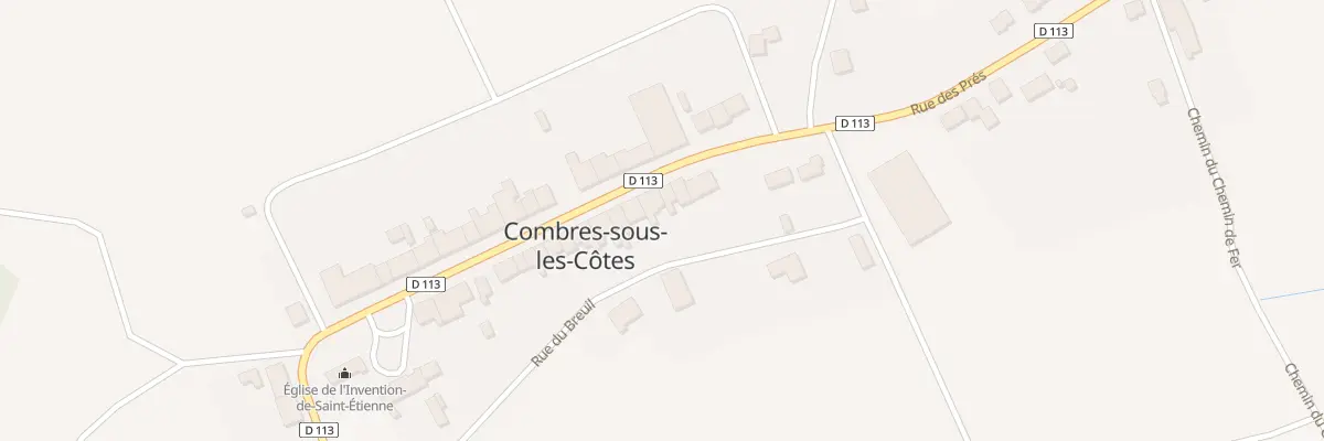 Plan du 13 Rue Maurice Genevoix à Combres-sous-les-Côtes
