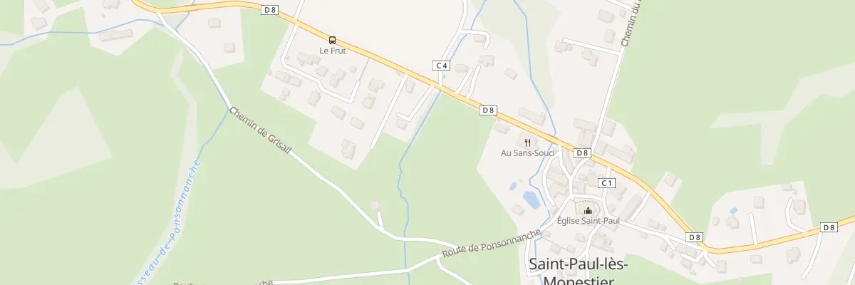 Plan du 113 Saint Paul à Saint-Paul-lès-Monestier