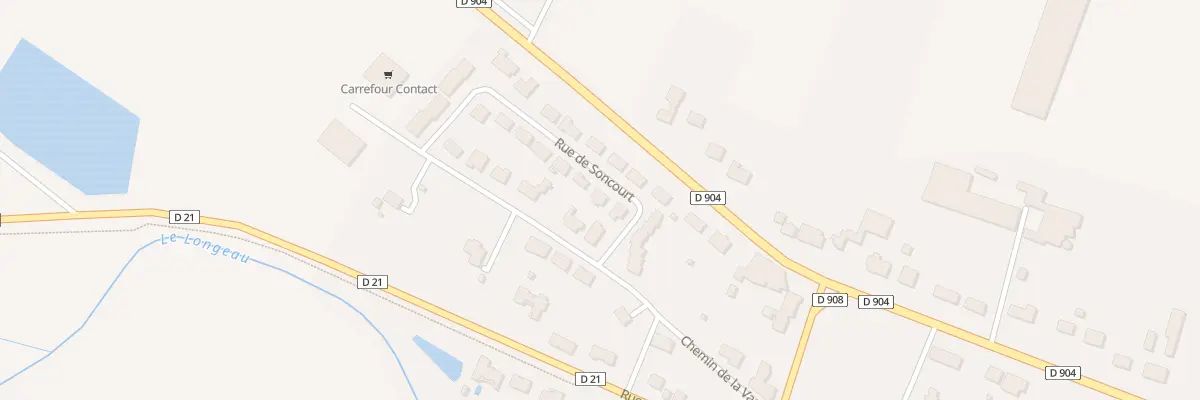 Plan du 9030 Rue de Soncourt à Fresnes-en-Woëvre