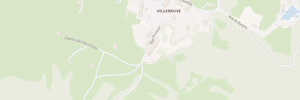 Plan du 9 Rue du Lavoir Villeneuve à Sarrogna