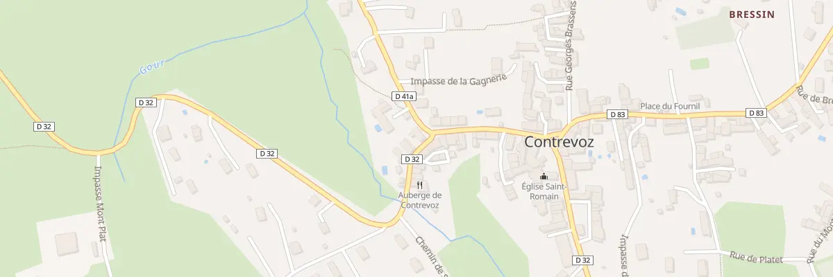 Plan du 5093 Contrevoz à Contrevoz