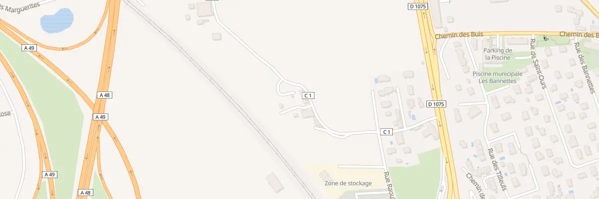 Plan du 231 Che des Iles à Voreppe