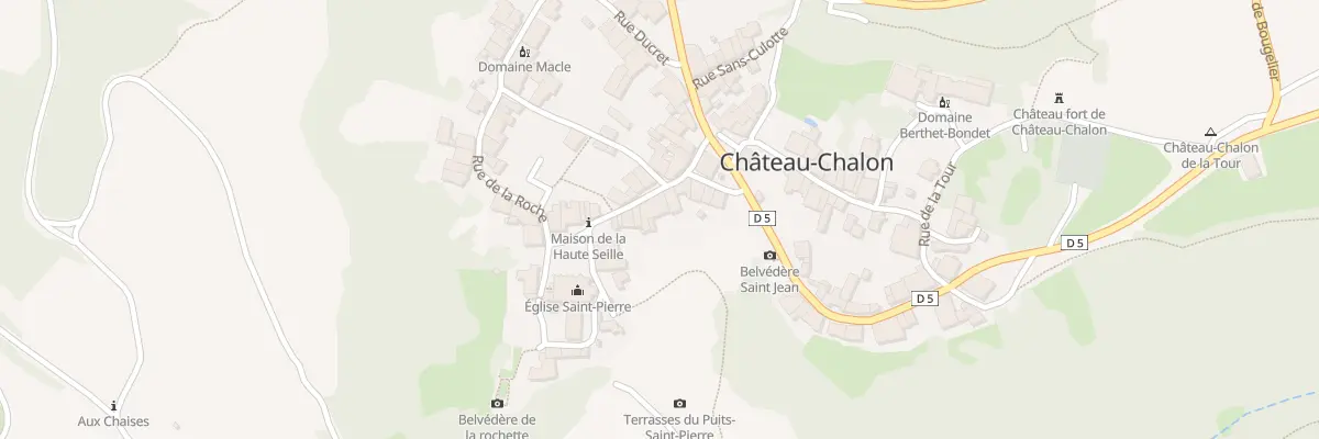 Plan du 7 Rue de l’Église à Château-Chalon